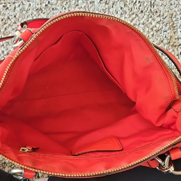 Coach Red Leather with Gold Hardware - Picture 5 of 7